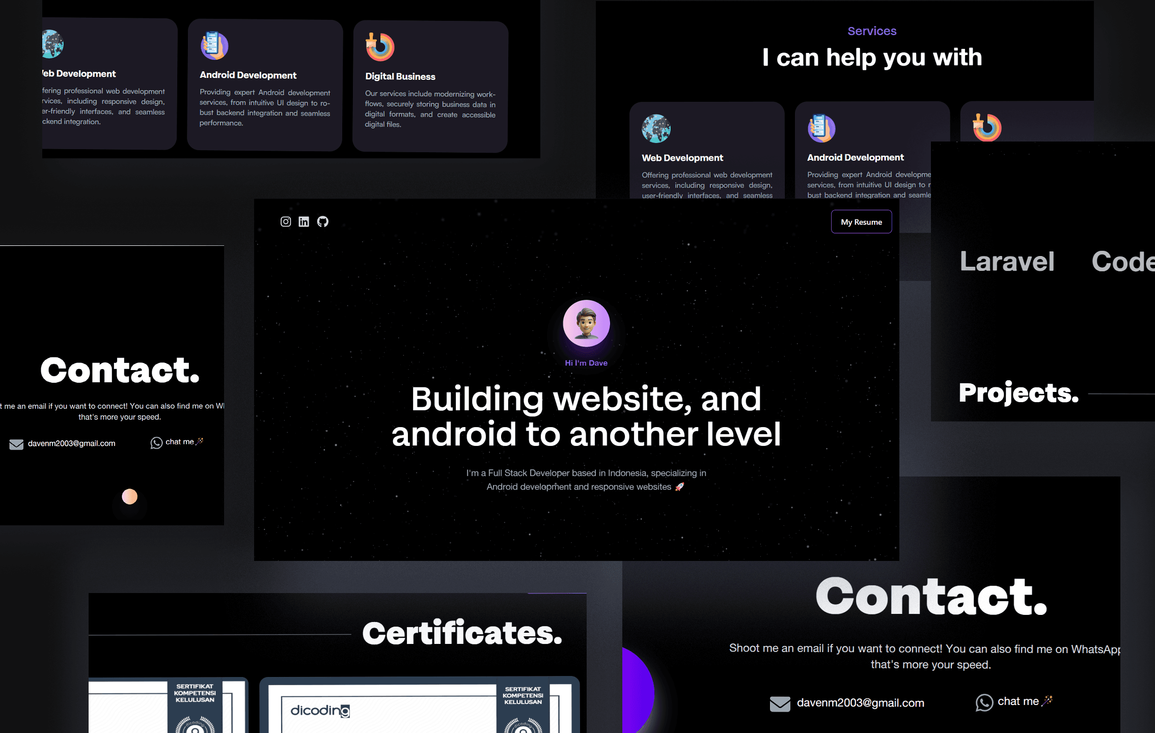 Personal Website Portofolio Image